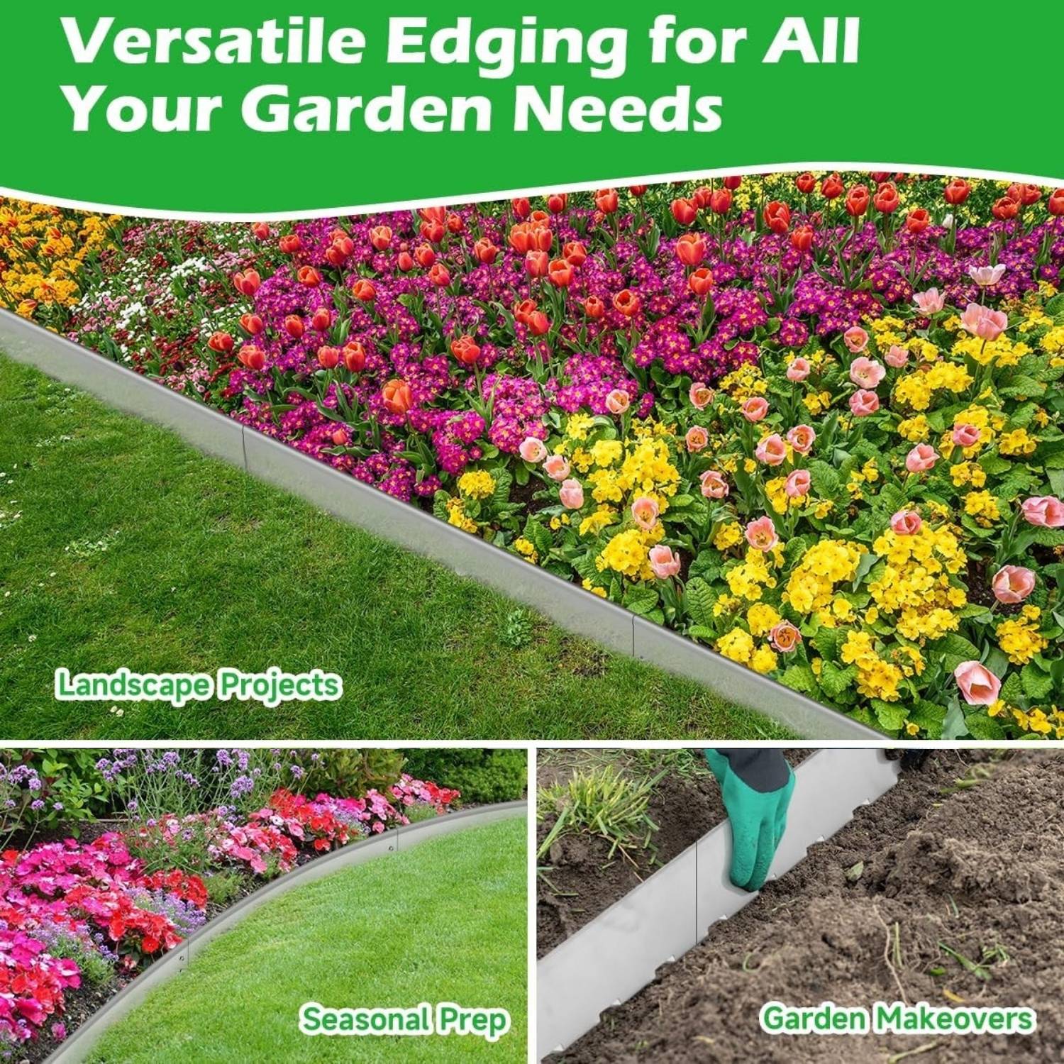 best garden edging made from stainless steel