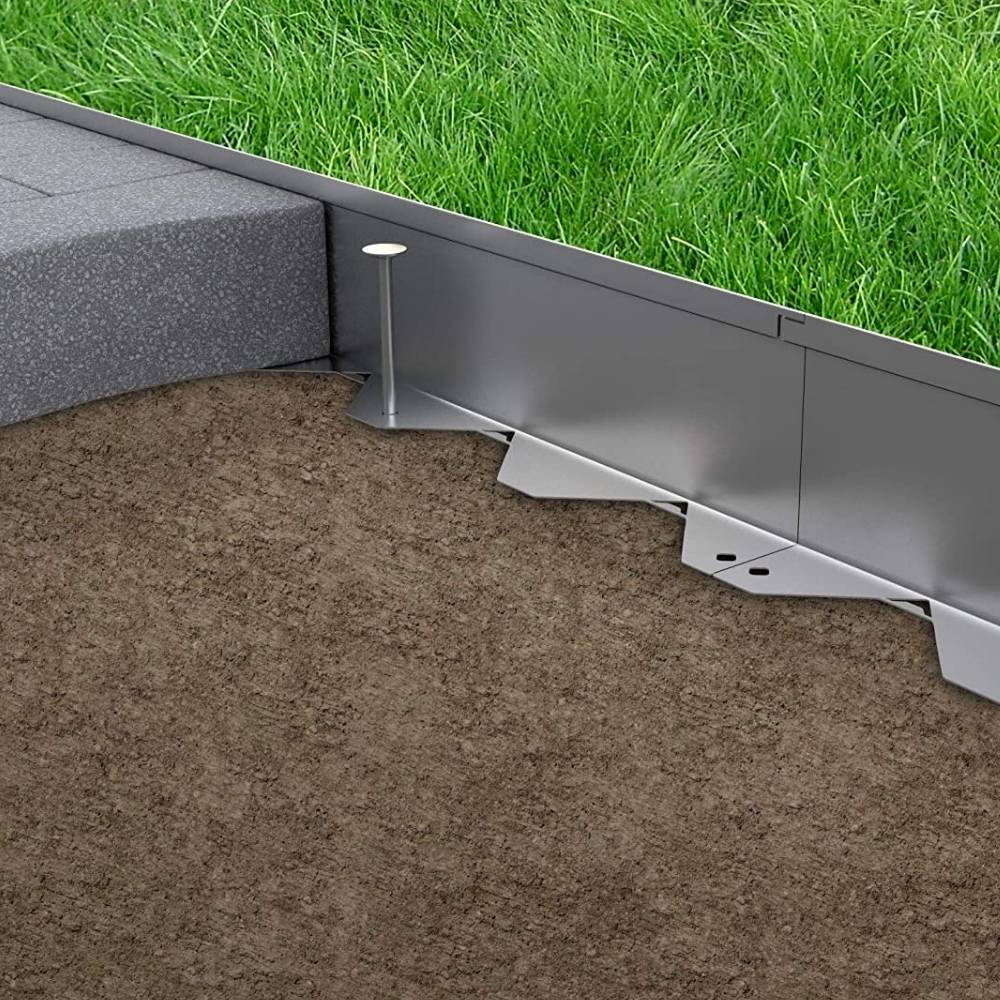 Stainless Steel Landscape Edging (50mm Face Height (per m)): image 7