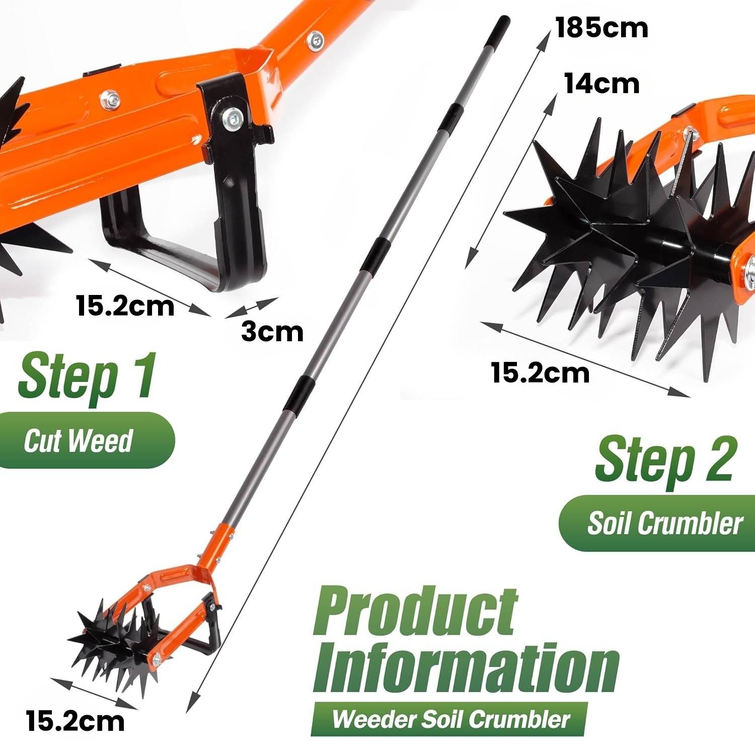 Hand Held Tiller Cultivator: image 2